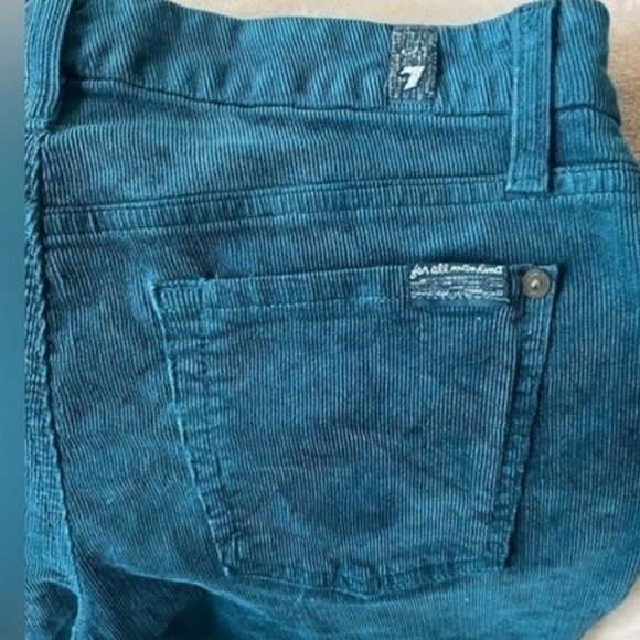 7 For All Mankind Corduroy Skinny Jeans 27 - Picture 5 of 8